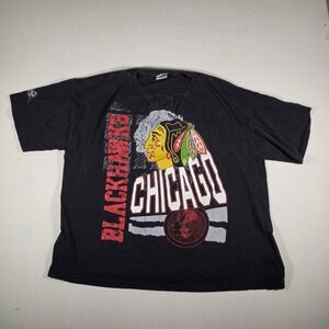 Vintage Chicago Blackhawks Shirt Apex One Mens Size XL